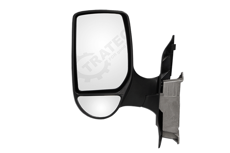 Espelho retrovisor esquerdo braço curto manual Ford Transit