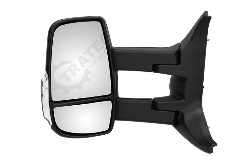 Espelho retrovisor esquerdo braço longo elétrico Ford Transit